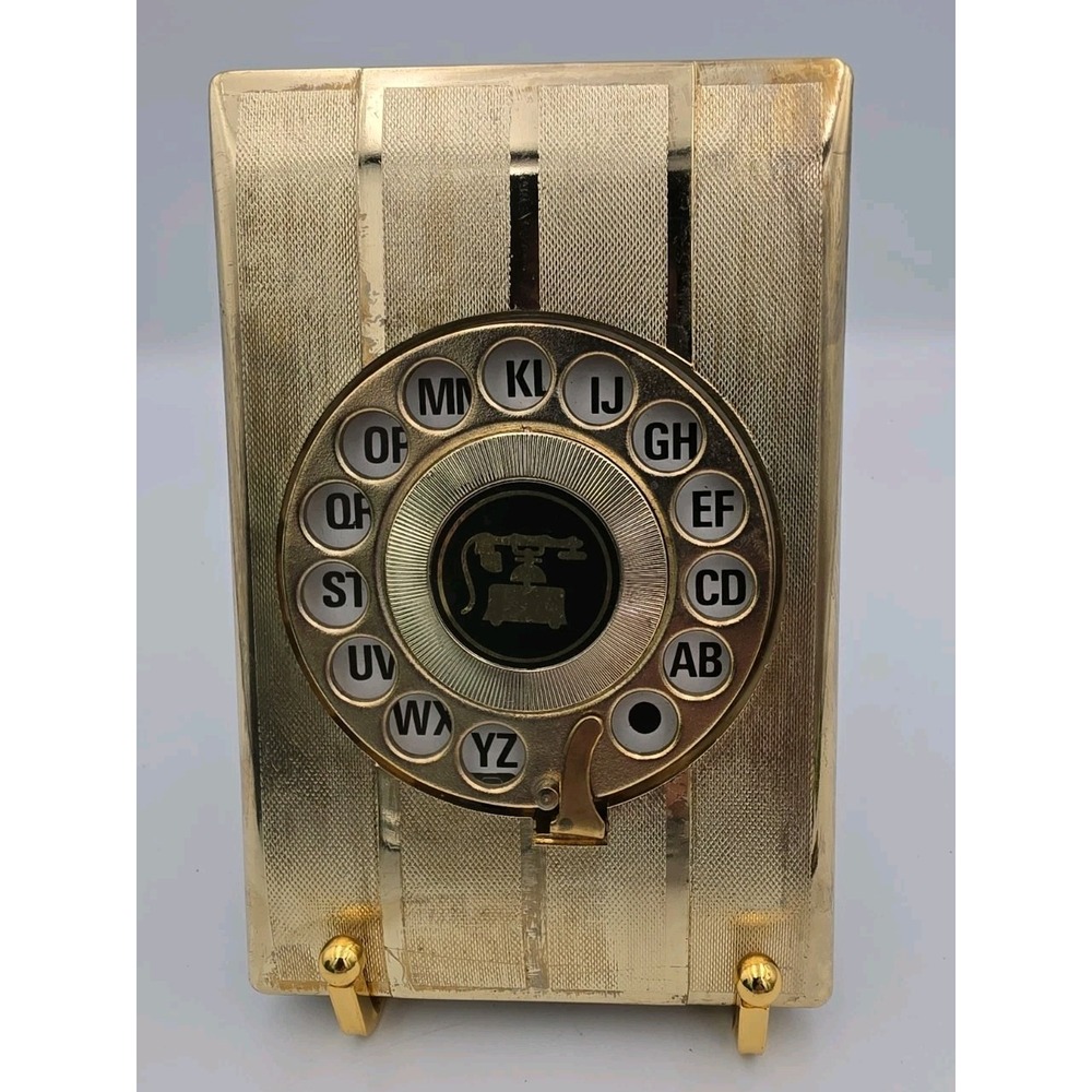 Vintage Rotary Telephone Index Desktop Address Phone Number Organizer Hong Kong